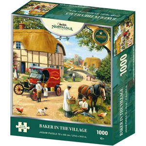 Nostalgia Collection Baker In The Village 1000 Piece Jigsaw Puzzle