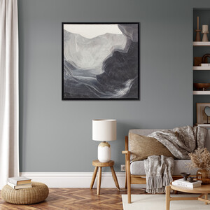 Abstract Monochrome Framed Art