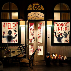 Halloween Window and Door Stickers