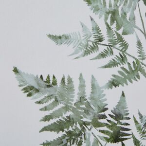 Bracken Fern Watercolour In Rustic Wood Frame