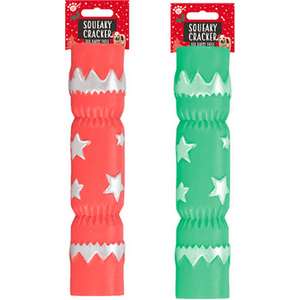Vinyl Squeaky Cracker Dog Toy