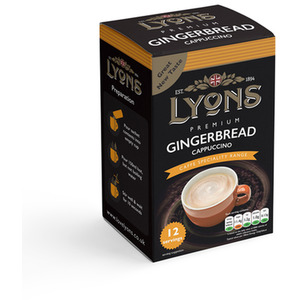 Lyons Premium Instant Gingerbread Cappuccino