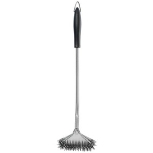 Long Handle Brush with Scraper