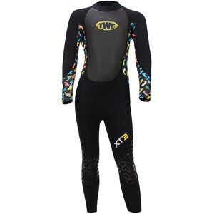 Black Fins / 3-4 Years TWF XT3 3mm Kids Full Length Wetsuit shot 11218363