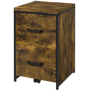Industrial 2 Drawer Portable Rolling Filing Cabinet