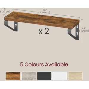 Wall Shelves,Floating Shelves Wall Mounted,Set of 2