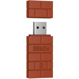 USB Wireless Adapter 2 for Switch PC Mac Xbox and PS5 (Brown)