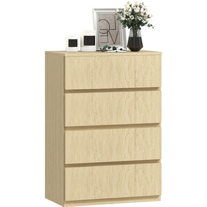 HOMCOM Bedroom Chest of Drawers, 4 Drawers Dresser, Drawer Unit