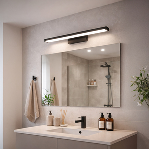 EGLO Galenzana-E LED Neutral White Mirror Light, Black