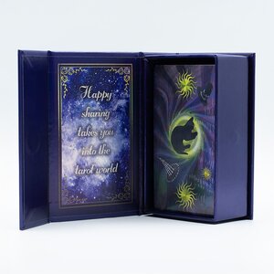 Purple Foil Witch Tarot Card Set with Guidebook Gift Box