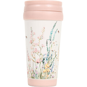 Floral Bees Travel Mug