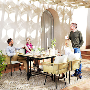 Outsunny 5 Piece Garden Furniture Set with 4 Chairs