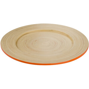 Kyoto Orange Bamboo Charger Plate