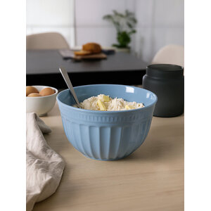Alden Melamine Large Blue Mixing Bowl