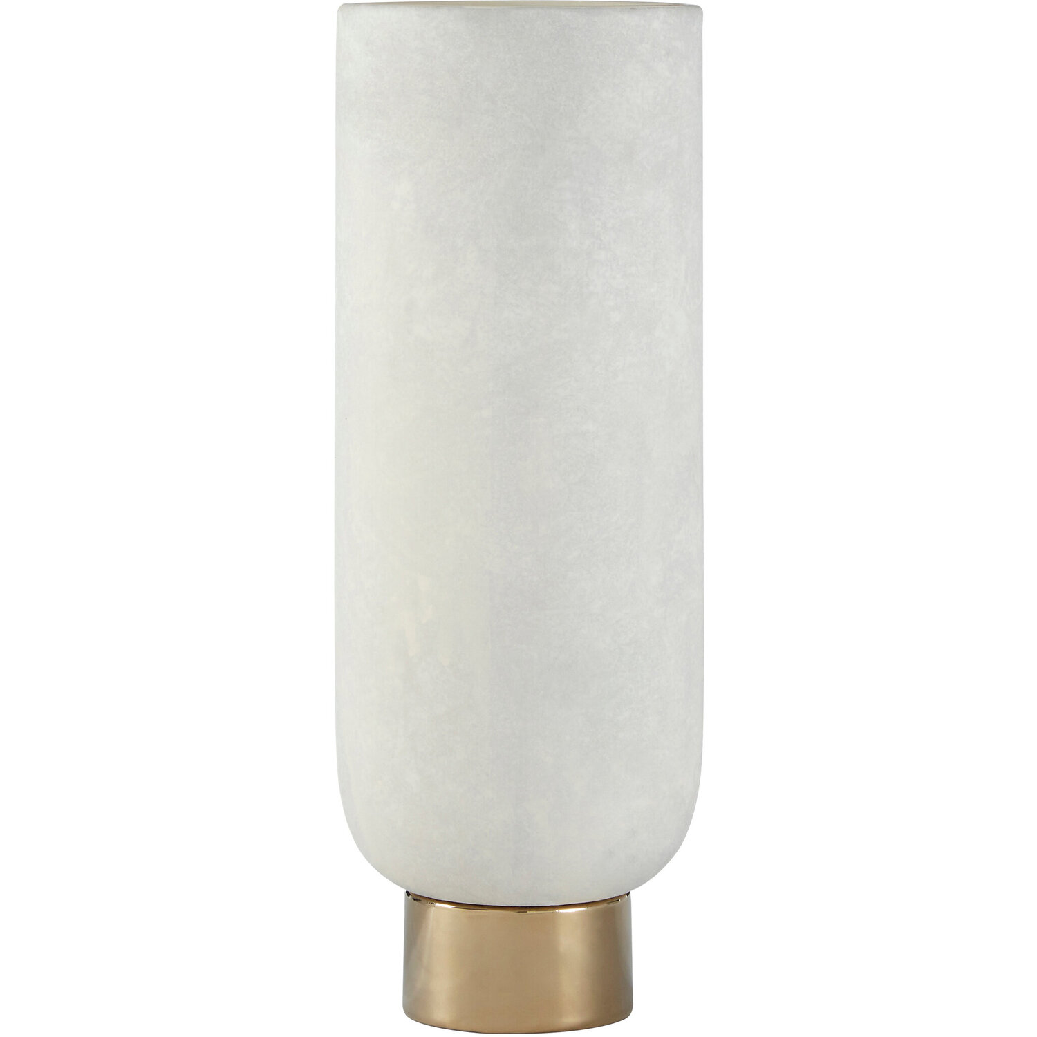 Breamo Small Glass Vase - Plating 10%,Stoneware 90%