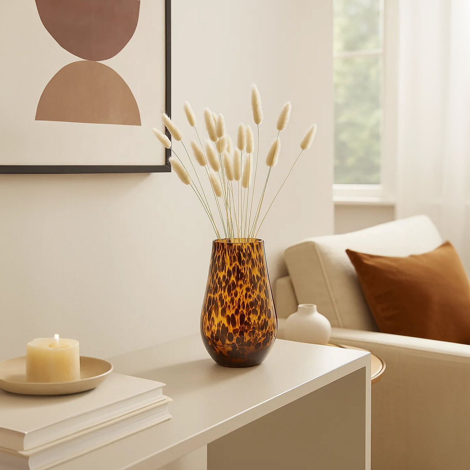 Zamak Small Ceramic Vase - Glass 100%