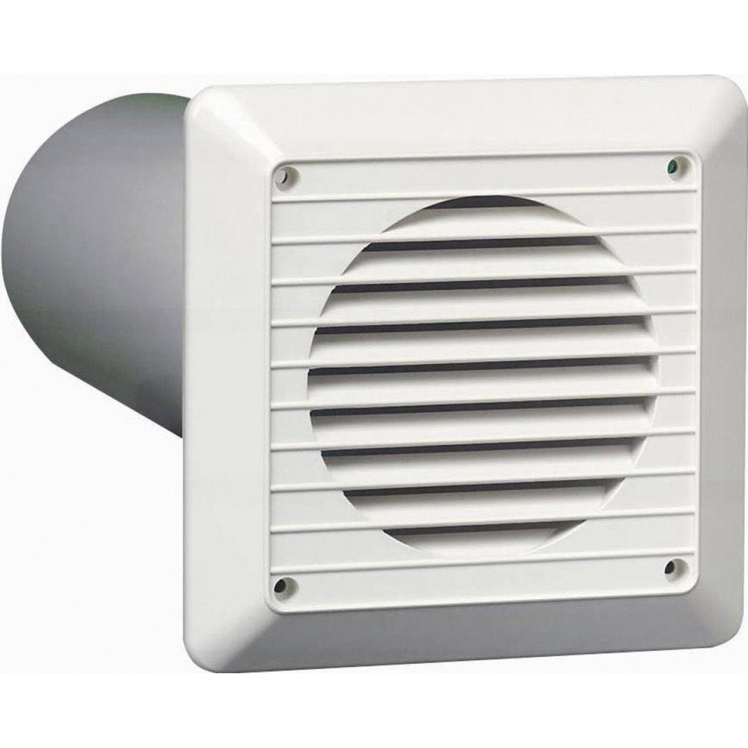 Airvent 150mm Wall Fixing Kit - 350mm Pipe, Louvred Grille - MPN 401902