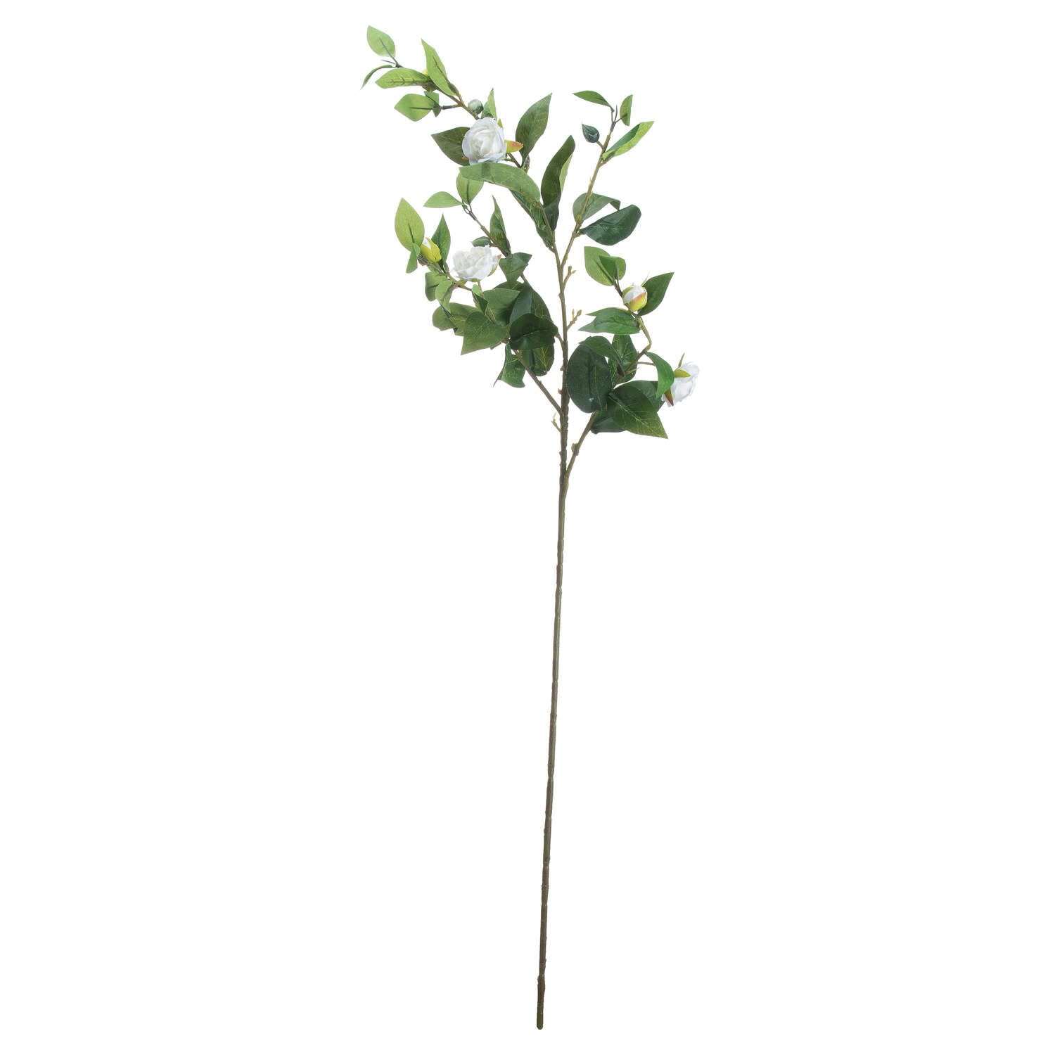 Set of 3 Gardenia Artificial Flower Stems - Cream