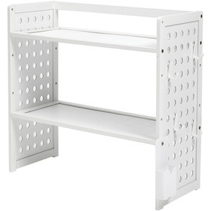 Compact 2-Tier Shelf for Desk or Table