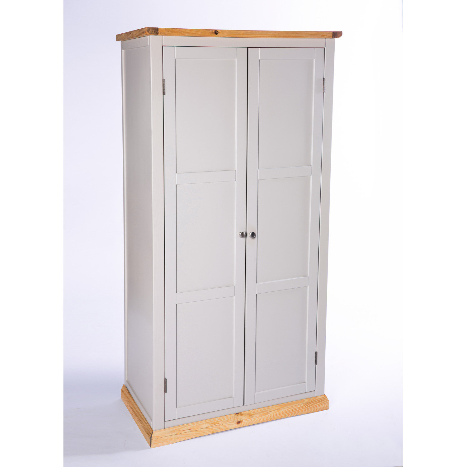 Cabinet Bits Bomporto 2 Door Wardrobe - Grey