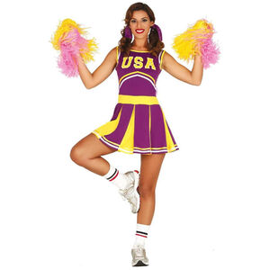 Fiestas Guirca Womens/Ladies Cheerleader Costume