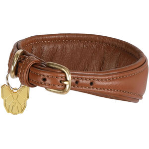 Digby & Fox Leather Padded Greyhound Dog Collar