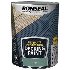 Ronseal Ultimate Protection Decking Paint Sage 5 litre