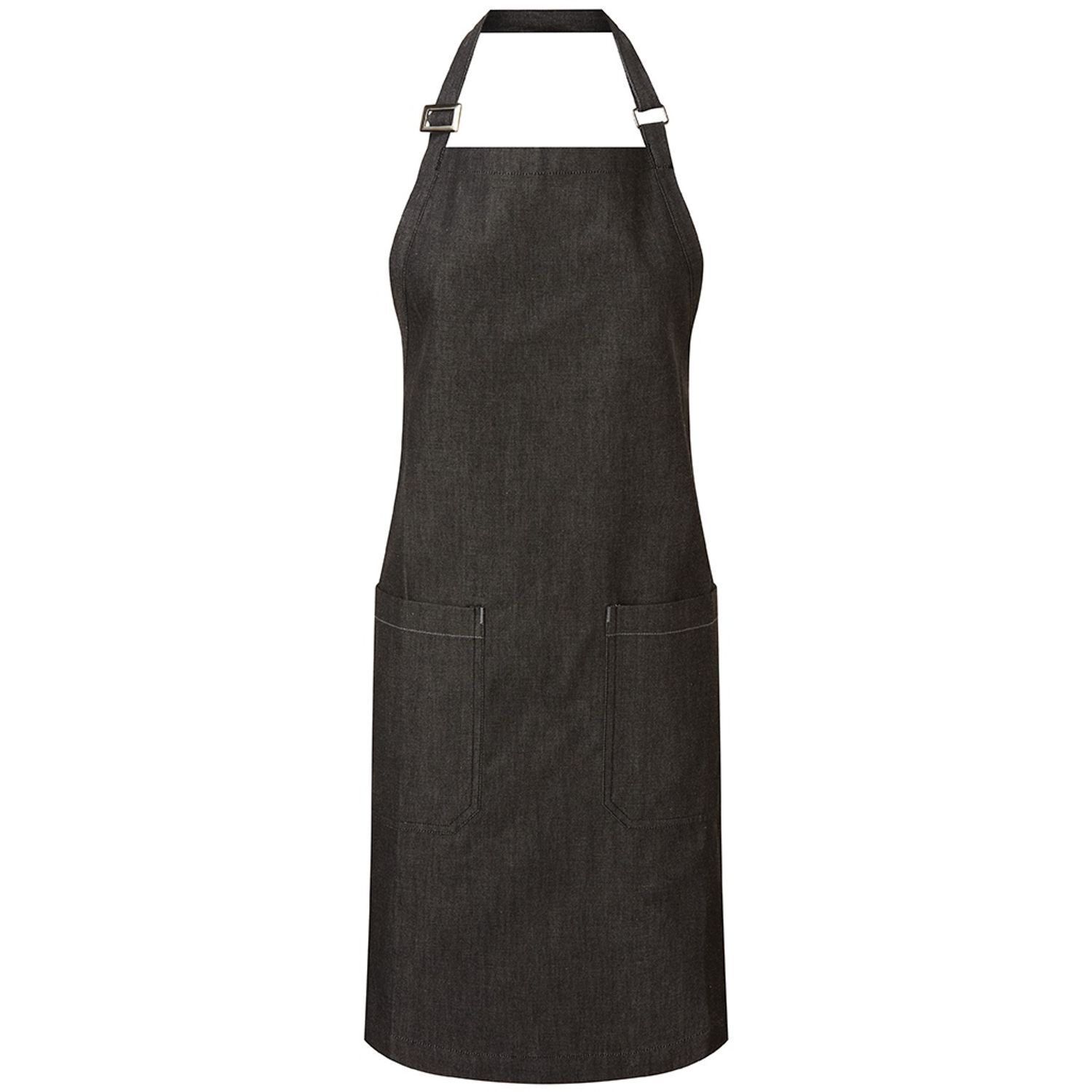 Premier Organic Cotton Full Apron - Black Denim