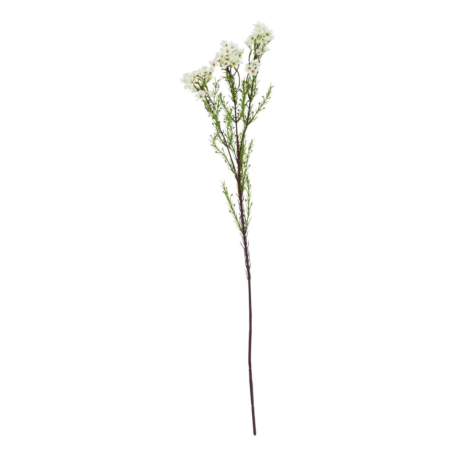 Hill Interiors The Natural Garden Collection Waxflower Artificial Flower - White/Green