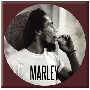 Bob Marley Circle Fridge Magnet