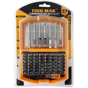Toolmak Screwdriver Bit Set (Pack of 57)