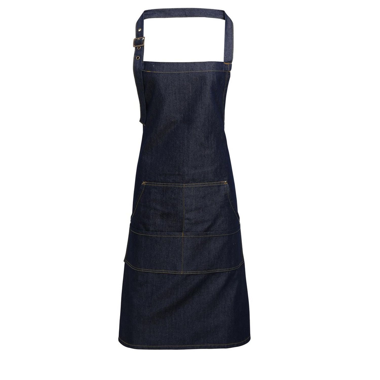 Premier Unisex Adult Twill Full Apron - Indigo Denim