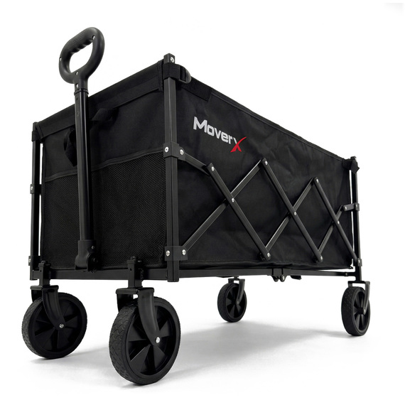 MoverX 150L Folding Camping Trolley - Black