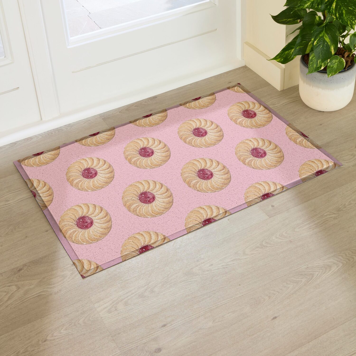 Artsy Mats Jam Biscuit Indoor/Outdoor Doormat (90X60cm) - Multi / 90 X 60Cm