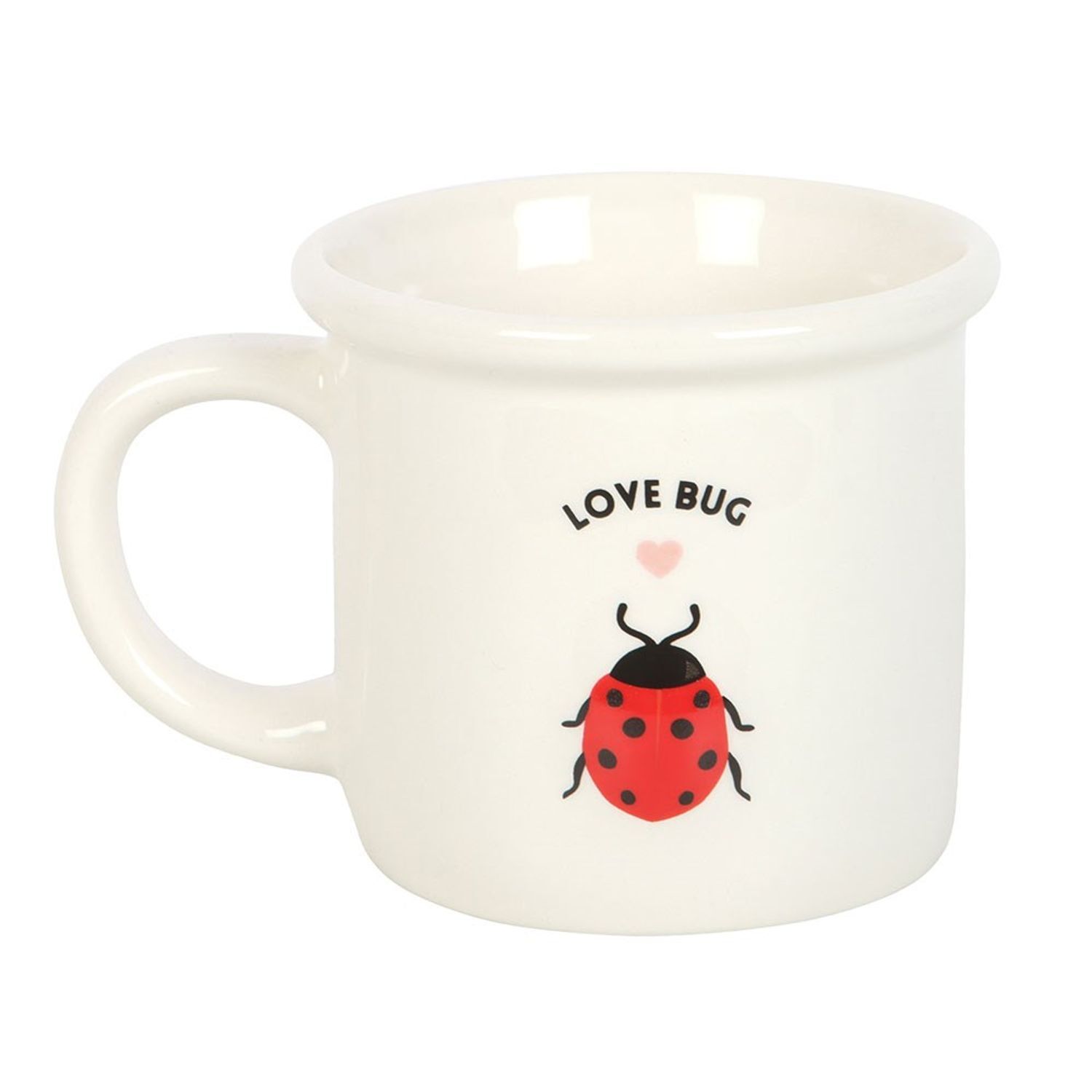 Something Different Love Bug Ladybird 3D Mug - White