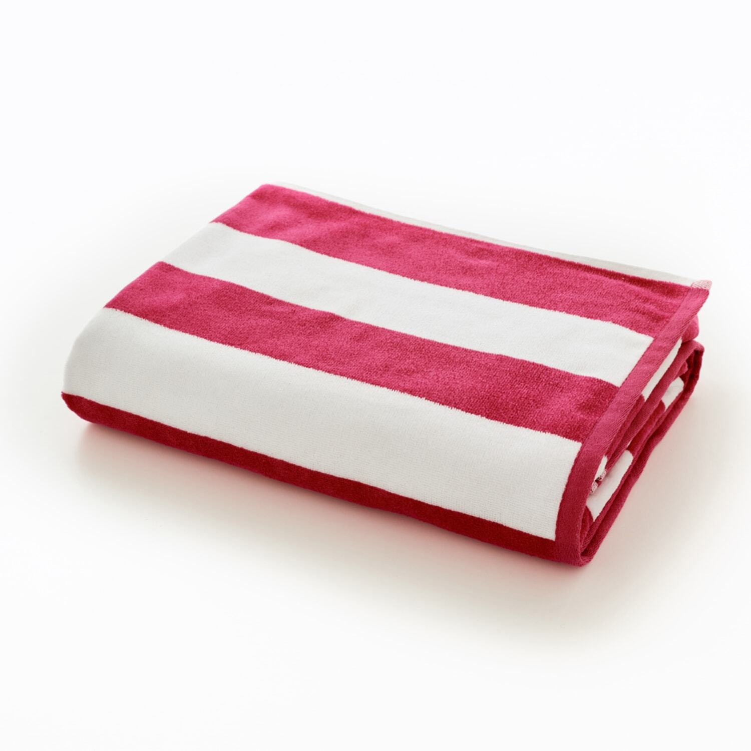 Deyongs Cabana Bay Beach Towel Orange - Pink