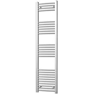 Zennor - Chrome Heated Towel Rail - - Curved
