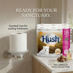 Hush Luxury Shea Butter Scented Bathroom Tissues 36 Rolls