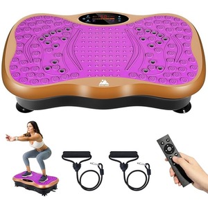 Vibration Plate Fitness Machine with Bands