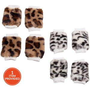 Fluffy Fabric Pet Leg Warmers