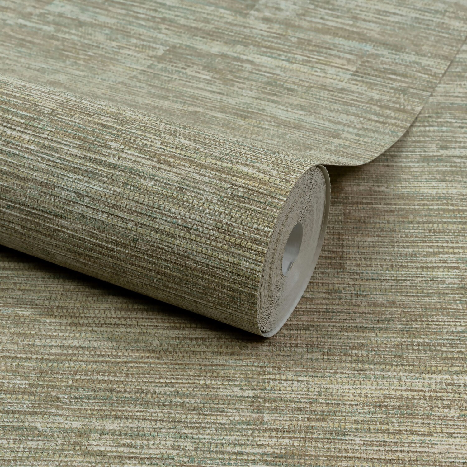 B&Q - Johor Woven Textured Vinyl Wallpaper Sage Green Pw1010 - Image 2