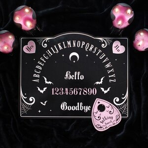 Pink & Black Talking Board Fun Bold Party & Decor Piece