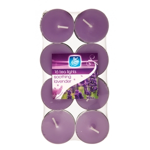 Pack of 16 Soothing Lavender Tea Lights