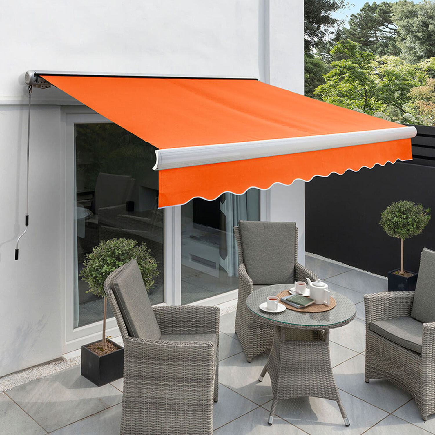 Image of Full Cassette Electric Patio Awning 4m&hellip;