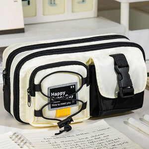 Large Capacity Multi-Pocket Pencil Case Pen