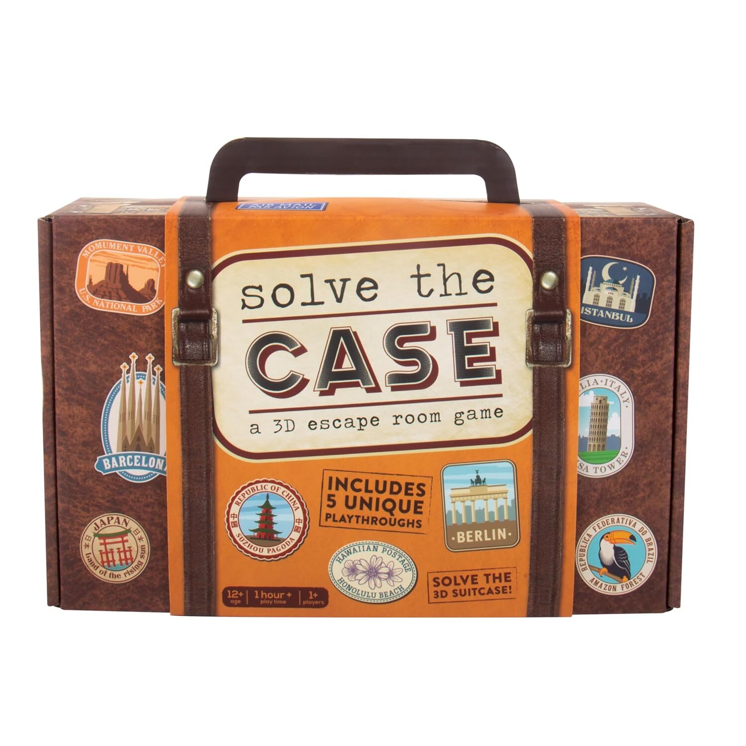 Fizz Creations Solve the Case Escape Room Game - Brown - Portable Suitcase - 3D Puzzles - Image 6