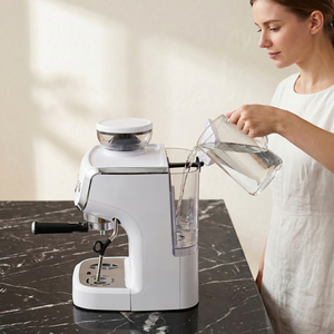 White HOMCOM Espresso Machine Good Housekeeping Institute Approved shot 18195389