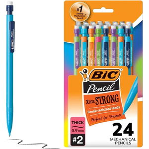 BIC 24 Pack Xtra Strong Mechanical Pencils.