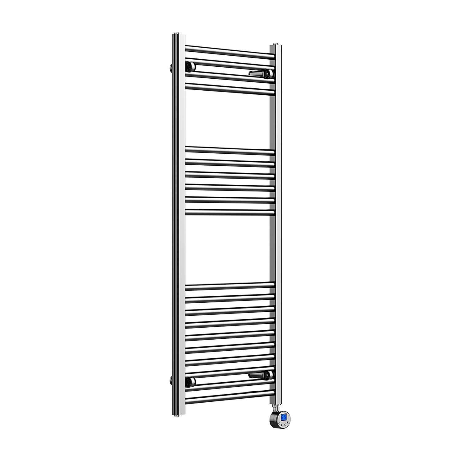 Lux Heat Electric Chrome Ladder Towel Radiator 1200Mm (H) X 500Mm (W) - Chrome - Image 2