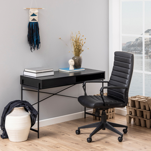 Angus Office Desk Sliding Door